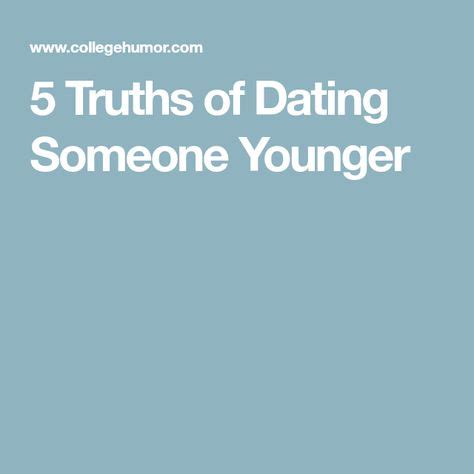 dating someone younger in college